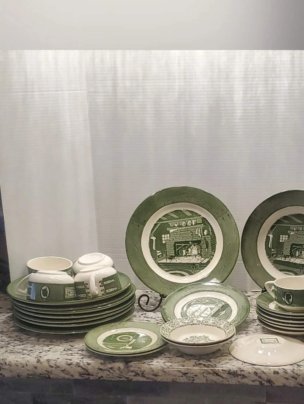 Colonial Homestead by royal china ....Centennial set